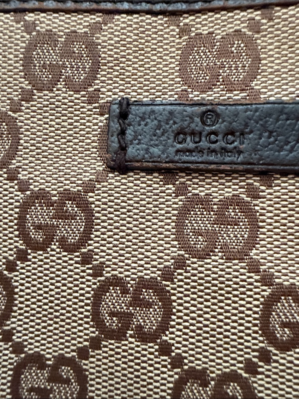 Vintage Gucci GG Supreme Monogrammed canvas shoulder bag with Strap 122793 - Picture 3 of 15